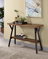 Chadden Matte Rectangle Console Table