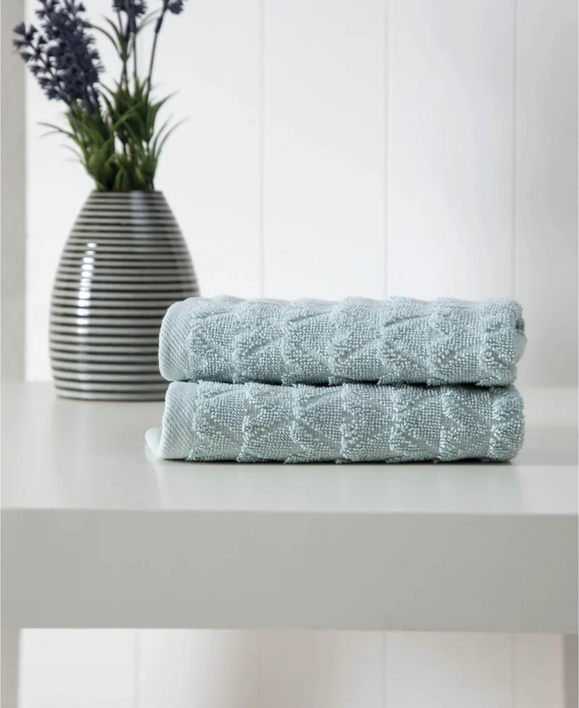 Ozan Premium Home Azure Collection Washcloth 2-Pack