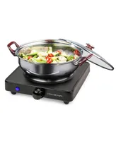 HomeCraft HCSB75BK Single Burner Hot Plate