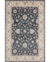 Portland Textiles Cassandra Maneli Blue 5' x 7'3" Area Rug