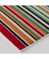 Portland Textiles Tropicana Santee Multi 7'10" x 9'10" Outdoor Area Rug