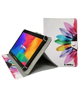 Linsay New 10.1" Tablet 64GB with Flower Case with Super Screen Ips Quad Core 2GB Ram Android 13