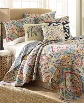 Levtex Magnolia Paisley Tapestry 3-Pc. Quilt Set, King