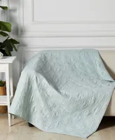 Levtex Washed Linen Reversible Quilted Throw, 50" x 60"
