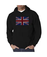 La Pop Art Men's Word Hooded Sweatshirt - God Save The Queen