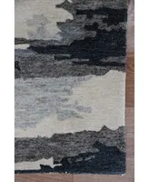 Amer Rugs Abstract Abs-6 Onyx 5' x 8' Area Rug