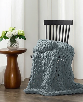 American Heritage Textiles Chenille Knitted Throw, 40" x 50"