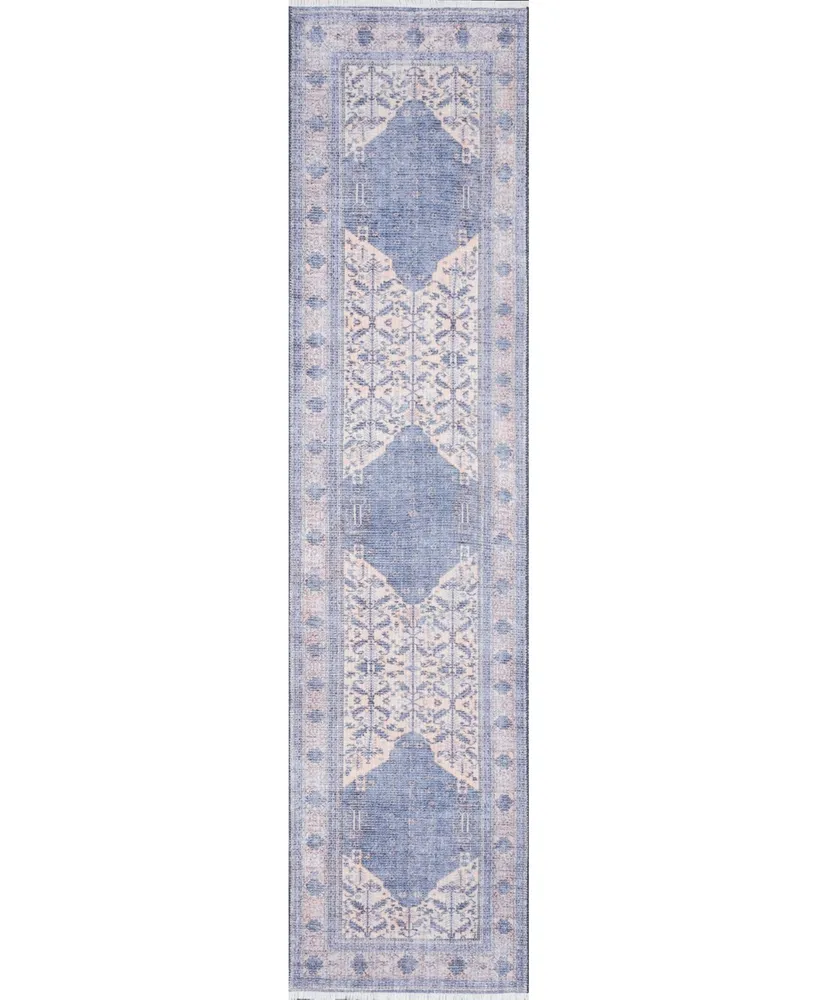 Momeni Helena Hel-7 Denim 2'6" x 10' Runner Rug