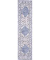 Momeni Helena Hel-7 Denim 2'6" x 10' Runner Rug