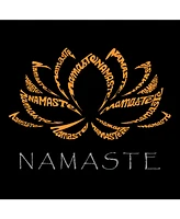 La Pop Art Men's Word Hooded Sweatshirt - Namaste