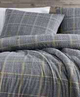 Kenneth Cole New York Sussex Cotton Flannel Comforter Set