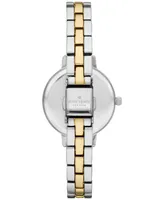 kate spade new york Women's Metro Two-Tone Stainless Steel Bracelet Watch 30mm