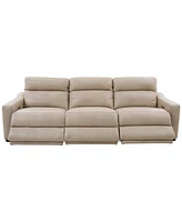 Gabrine -Pc. Leather Sofa with Power Recliners