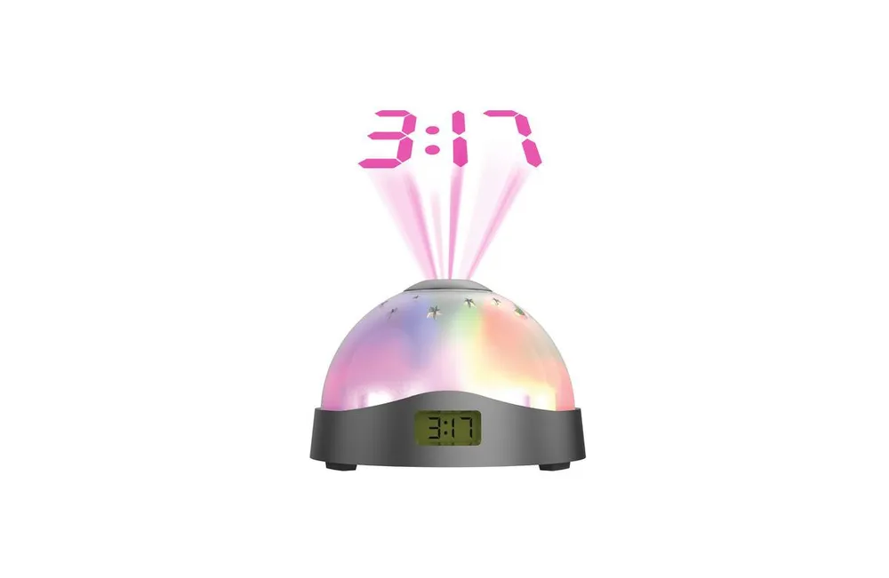 Tzumi Aura Led Compact Projection Nightlight Clock