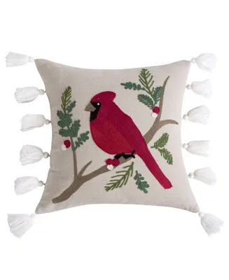 Levtex Joybirds Medallion Decorative Pillow, 18" x 18"