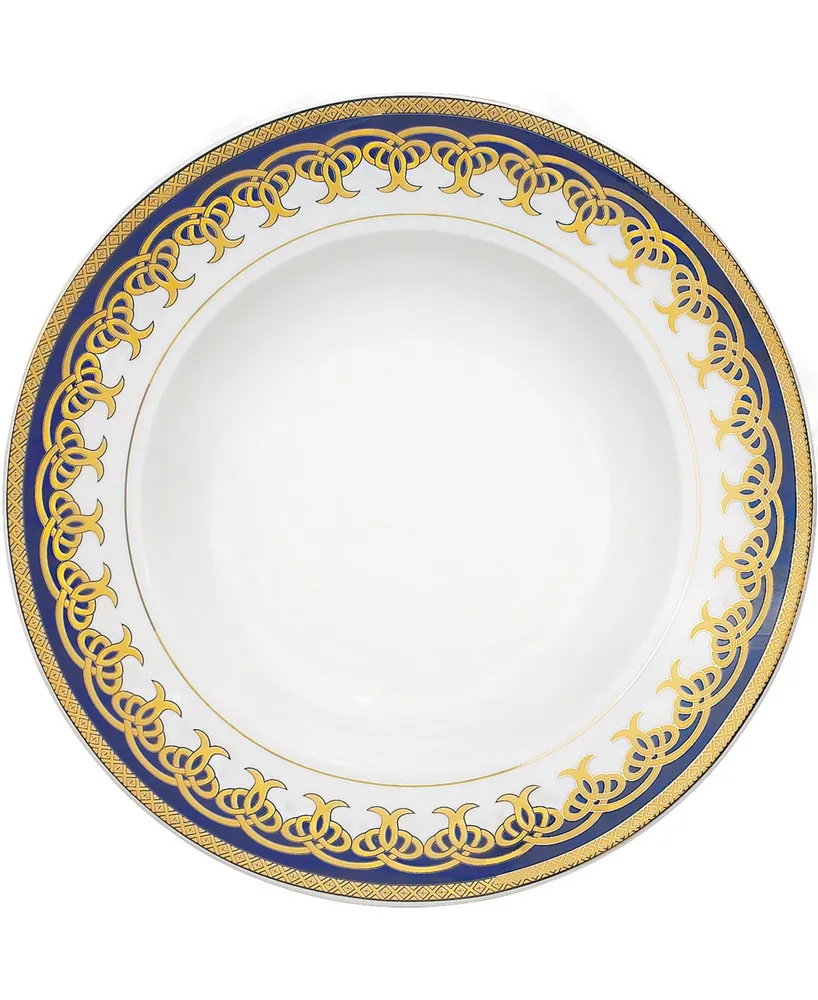 Lorren Home Trends 57 Piece Porcelain Dinnerware Set, Service for 8