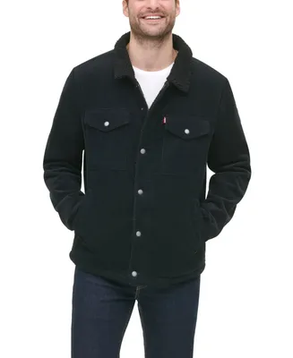 Levi's Men's Fleece-Lined Corduroy Trucker Jacket
