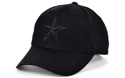 '47 Brand Men's Dallas Cowboys Black & Black Mvp Cap