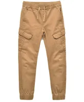 Ring of Fire Big Boys Cayden Slanted Cargo Stretch Jogger Pants