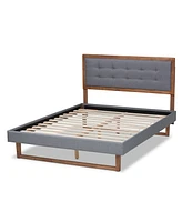 Emele Modern Transitional Full Size Platform Bed