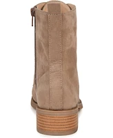 Journee Collection Women's Vienna Lace Up Stacked Heel Booties