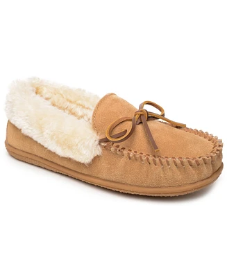 Minnetonka Women's Camp Collar Moc Slipper