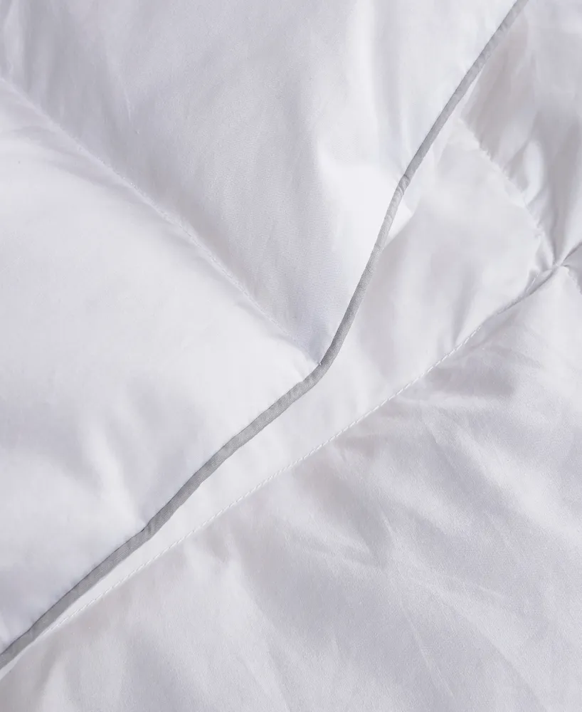 Martha Stewart 50%/50% White Goose Feather & Down Comforter, Full/Queen, Created for Macy's