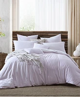 Swift Home Ultra Soft Valatie Cotton Garment Washed Dyed Reversible 3 Piece Duvet Cover Set
