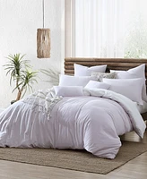 Swift Home Ultra Soft Valatie Cotton Garment Washed Dyed Reversible 3 Piece Duvet Cover Set