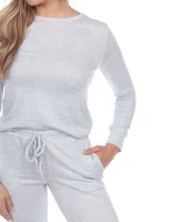 White Mark Women's 2pc Loungewear Set