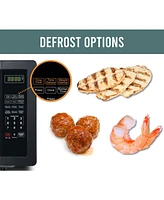 Farberware Classic FMO11AHTBSB 1.1 Cu. Ft 1000-Watt Microwave Oven, Black Stainless Steel