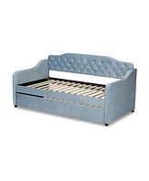 Freda Traditional and Transitional Twin Size Daybed with Trundle