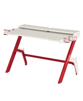 Techni Sport Ergonomic Computer Gaming Desk Workstation