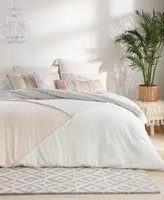 Peri Colorblock Fringe Bedding Collection