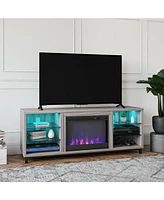 Ameriwood Home Norton Deluxe Fireplace Tv Stand For TVs Up To 70"