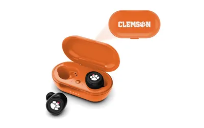 Prime Brands Clemson Tigers True Wireless Earbuds