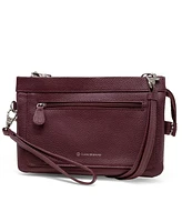 Giani Bernini Softy Leather Crossbody Wallet, Created for Macy's