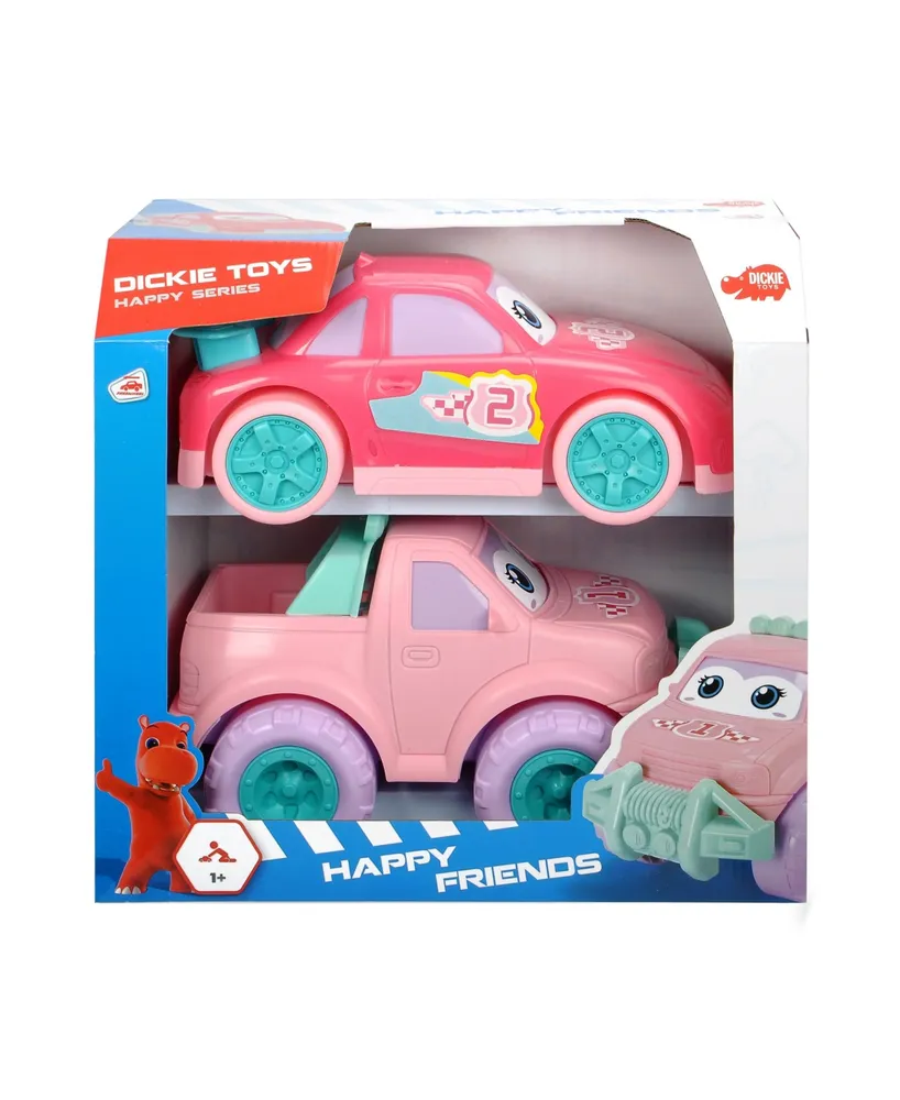 Dickie Toys Happy Friends 11" Preschool Trucks, Pack of 2