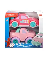 Dickie Toys Happy Friends 11" Preschool Trucks, Pack of 2