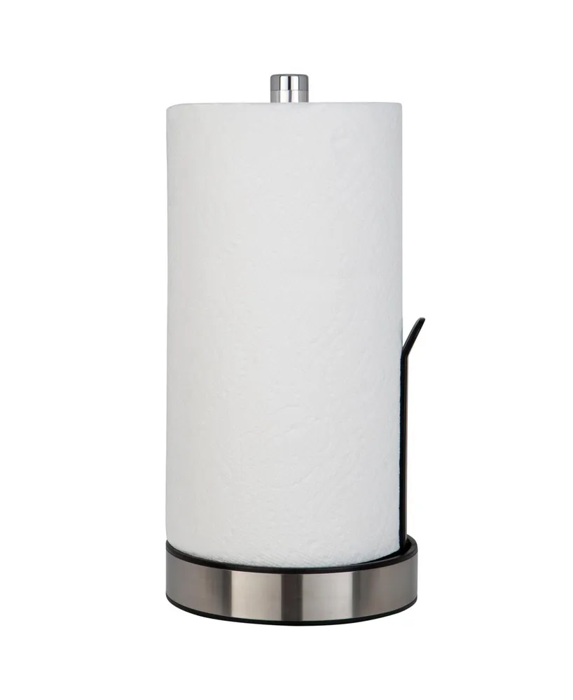 tension arm paper towel holder - countertop / brass