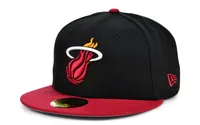 New Era Miami Heat Basic 2 Tone 59FIFTY Cap