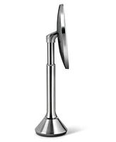 simplehuman 8" Round Sensor Makeup Mirror with Touch-Control Dual Light Settings
