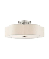 Solstice 6 Lights Semi Flush