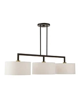 Meridian 3 Lights Linear Chandelier