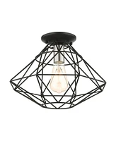 Geometric 1 Light Flush Mount