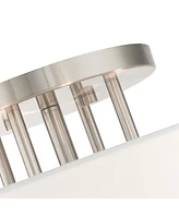 Meridian 6 Lights Semi Flush Mount