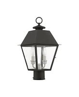 Mansfield 2 Lights Outdoor Post Top Lantern