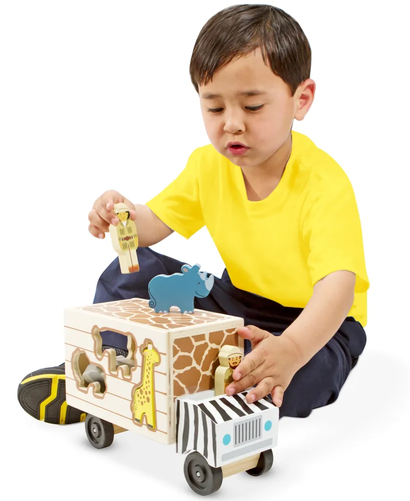 Melissa and Doug Kids Toys, Animal Rescue Shape-Sorting Truck