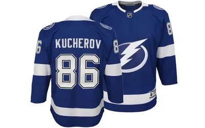 Outerstuff Tampa Bay Lightning Big Boys and Girls Premier Player Jersey Nikita Kucherov