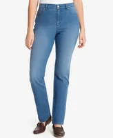 Gloria Vanderbilt Petite Amanda High Rise Straight-Leg Jeans